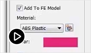 Video: Non-linear options available in the material library for this hedge-trimmer assembly