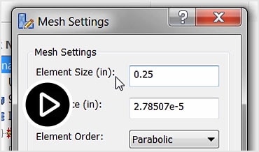 Video: A demonstration of using thin shell elements for speed and accuracy of results 