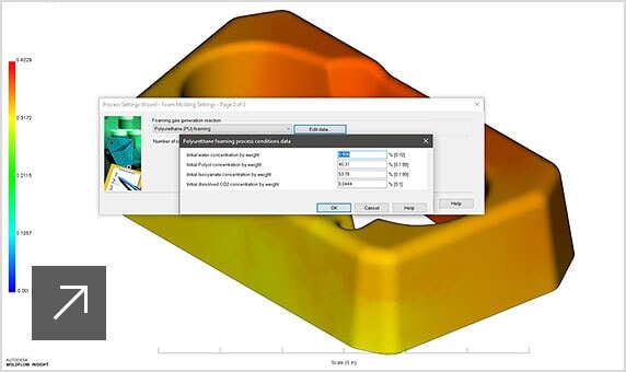 Video: Chemical foam molding capabilities have been expanded to include solvers for reactive materials.  