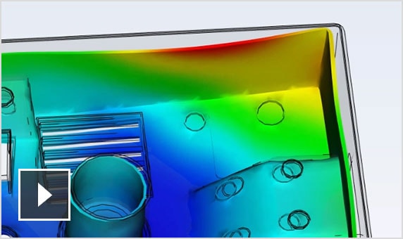 Video: Use Moldflow Adviser to identify root causes of part warpage and review any issues with your design