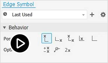Video: Add edge symbols based on ISO standards 