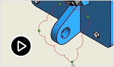 Video: Creating drawing revision clouds for communicating areas of concern in the drawing view