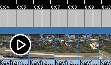Video: Silent screencast of various model presentation techniques available in InfraWorks